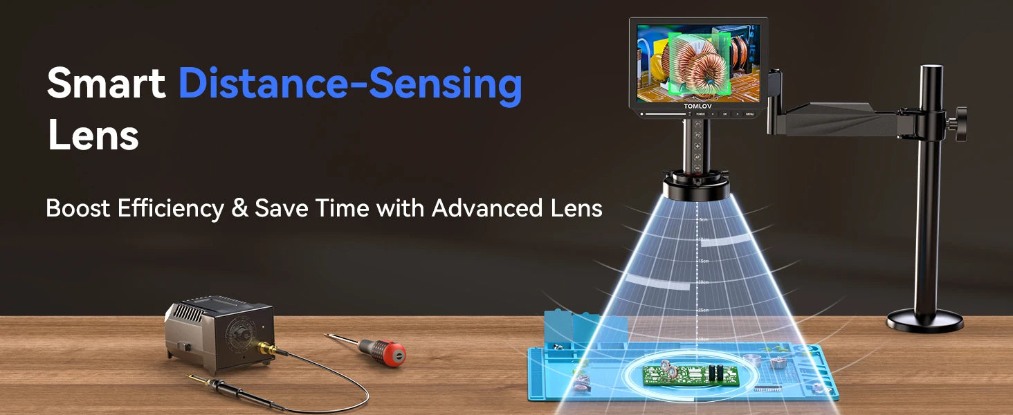 TOMLOV 4K Digital Microscope Autofocus 2000X 8