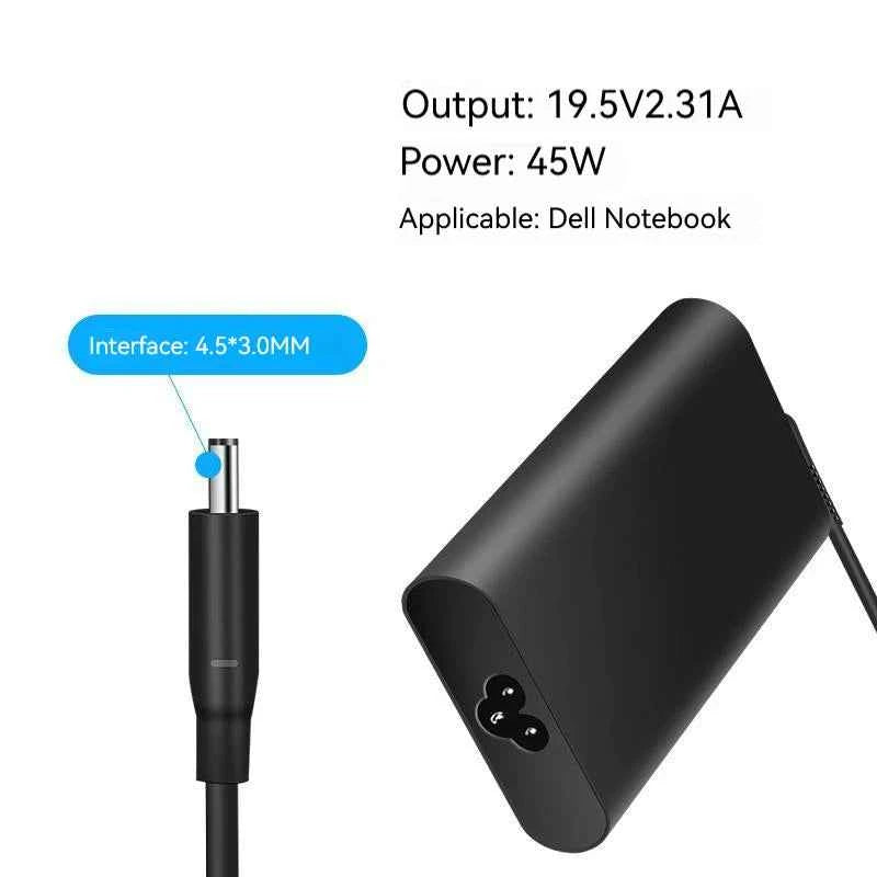 19.5V 2.31A 45W 4.5mm*3.0mm Laptop Ac Adapter Charger For Dell Inspiron 15 5555 5558 5559 5565 5568 5570 5578 5579 7558 7568