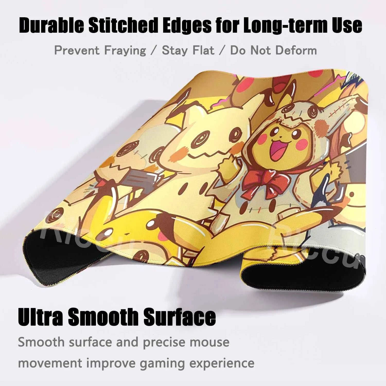 XXL Mousepad Laptop Japan Cool Anime Mouse Pad Large pokemon Mimikyu Gaming Mat Gamer PC Cabinet Keyboard Rug Desk Accessories