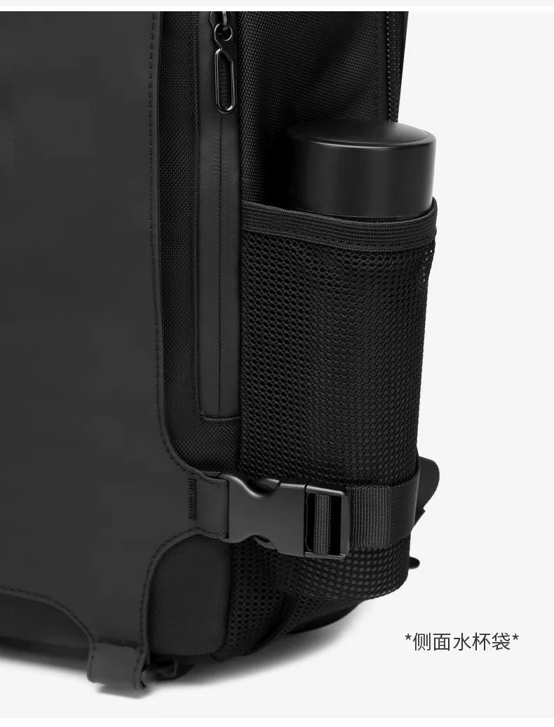 OZUKO Men Backpack Large Capacity 16 inch Laptop Backpacks USB Charging Teenager Schoolbag Male Waterproof Travel Bag Mochilas
