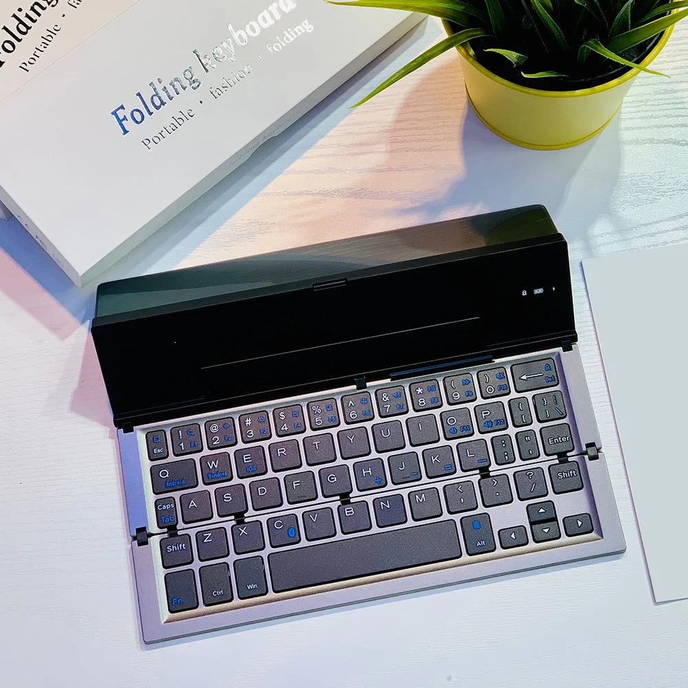 Wireless Folding Keyboard BT 5.1 Numeric Keypad for IOS Android Windows for Ipad Tablet Portable Mini Digital Keypad