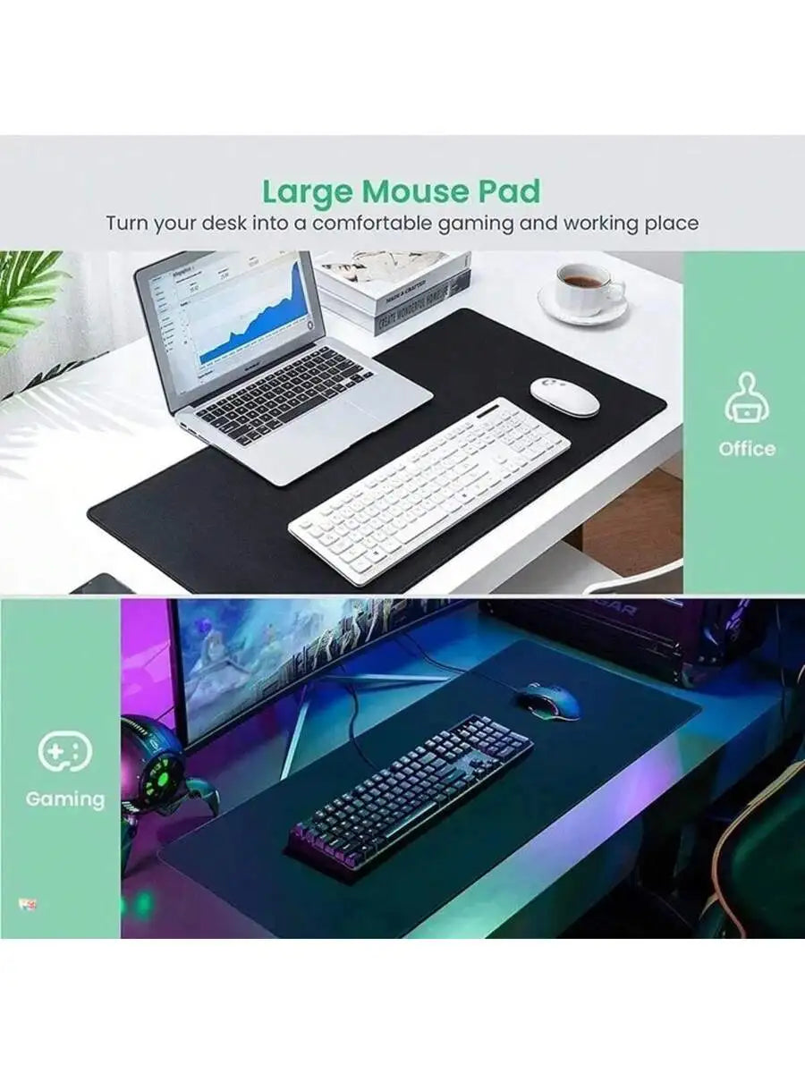 Vibrant Butterfly HD Printed Mousepad Soft Rubber Desk Mat For Gaming Office