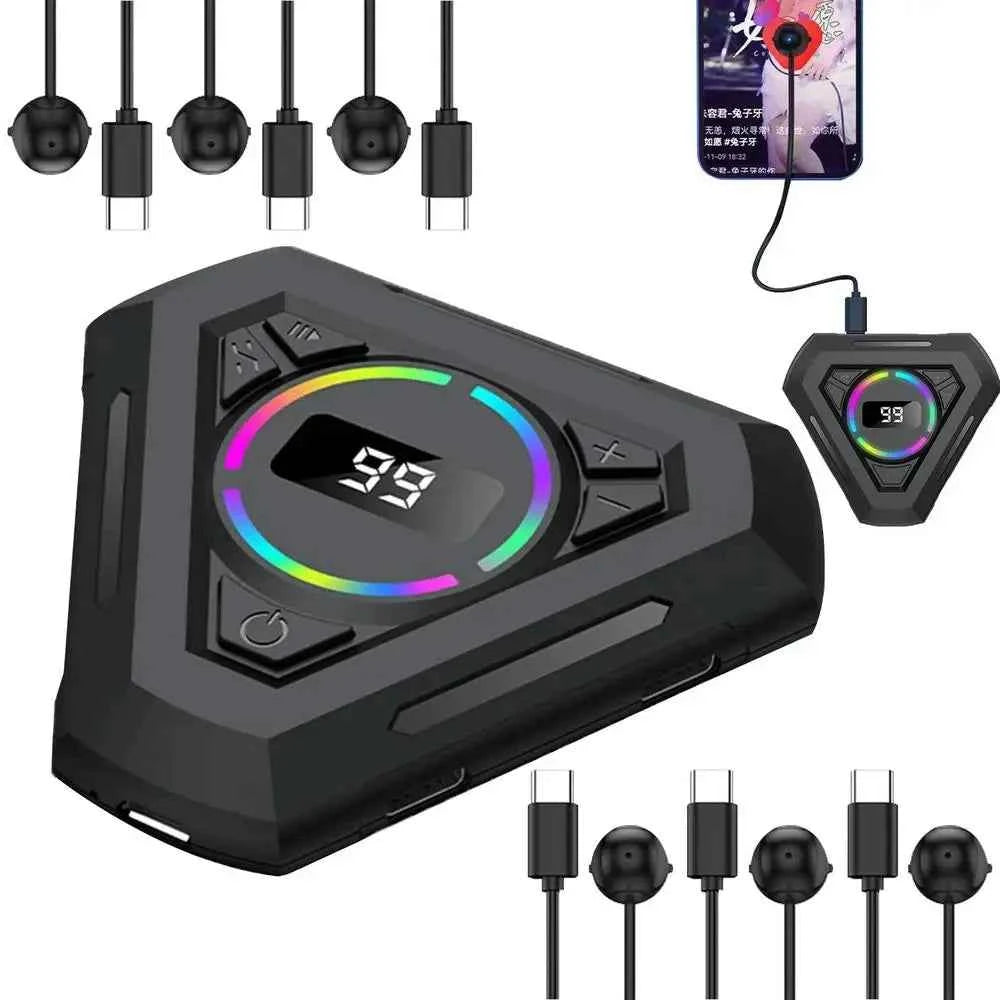 Automatic Clicker Tapper with Adjustable Speed – Silent Auto Click Device with Digital Display & RGB Light for Gaming, Shopping & Live Streaming
