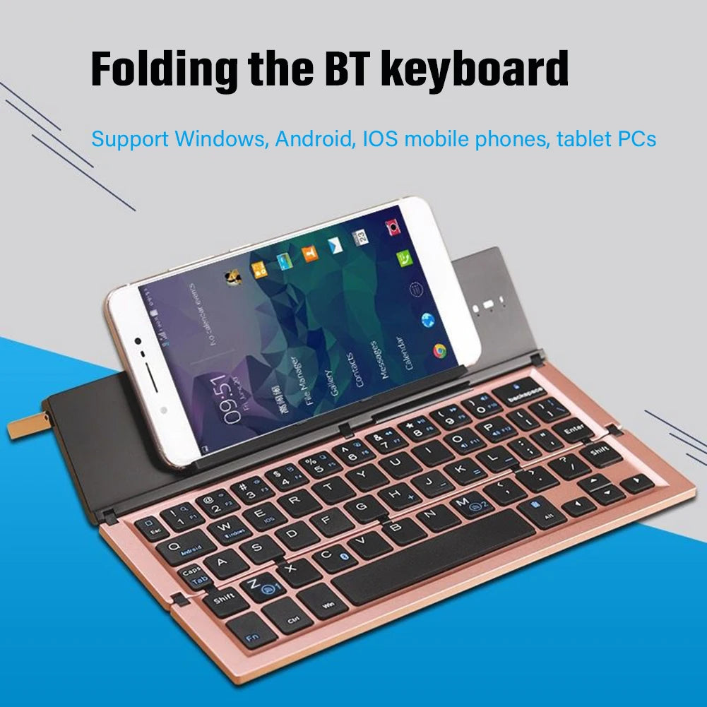 Wireless Folding Keyboard BT 5.1 Numeric Keypad for IOS Android Windows for Ipad Tablet Portable Mini Digital Keypad