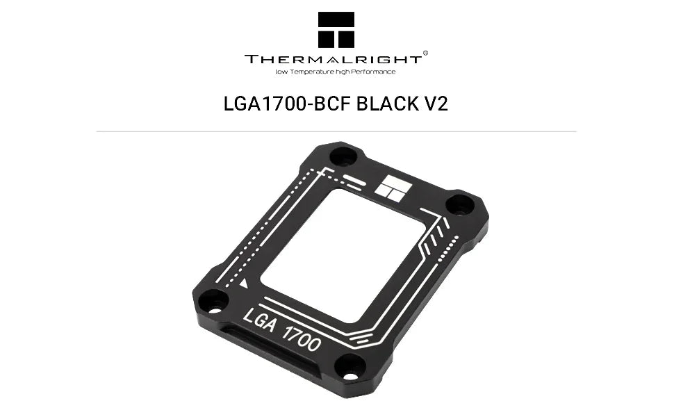 Thermalright LGA1700-BCF Black V2 CPU Anti-Bend Fixer Intel 13th Gen Anti-Bend Fixture with Corrective Intel CPU Fixing Bracket