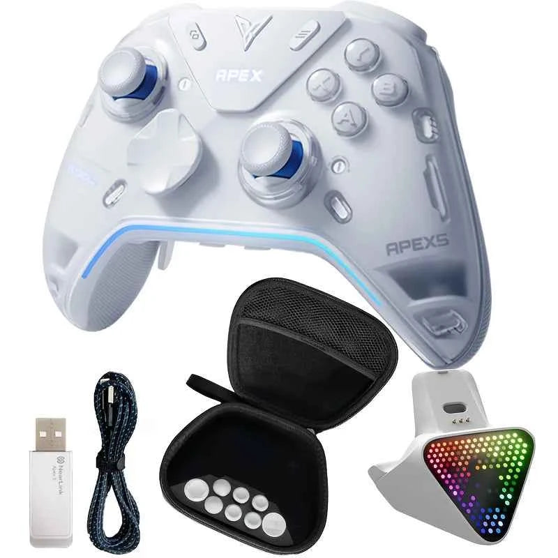 Flydigi apex 5 controller gamepad wireless gamepad for pc /Switch/Phone/TV/tablet computer,charging dock with Cool RGB screen