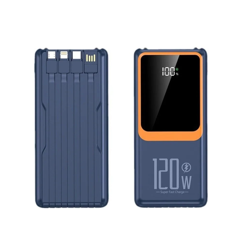 High Capacity Outdoor Portable Power Bank Universal Charger for IPhone Samsung Xiaomi Android Mobile Phones
