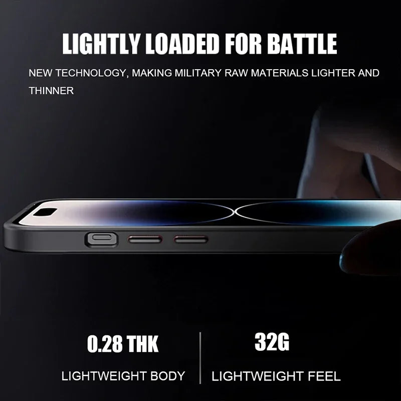 Original Magnetic Wireless Charging Case for iPhone 16 to 12 Pro Max Plus with Lens Protection and Frosted Cover