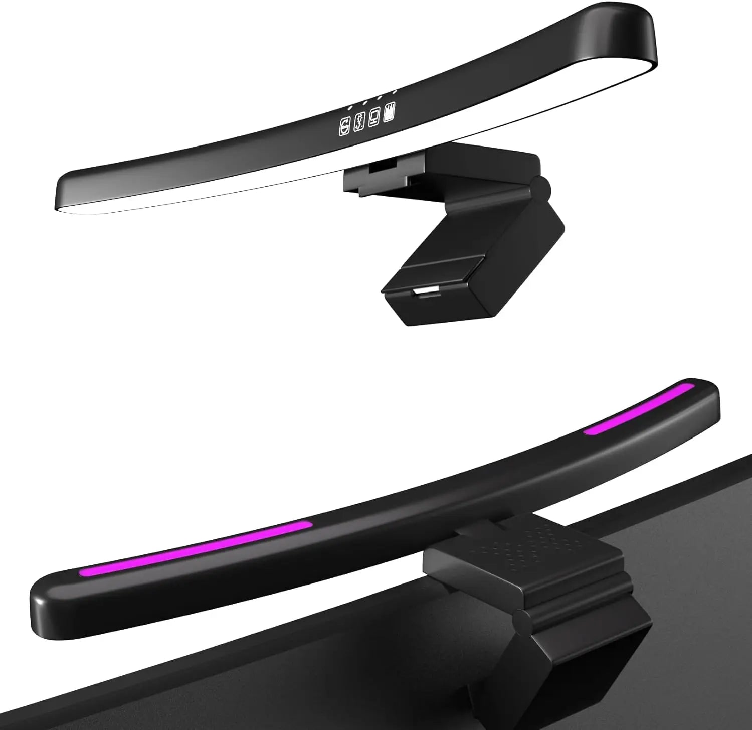 DBF LED Desk Lamp, Monitor Light Bar Straight/Curved with RGB Backlight - WinSupport Tech