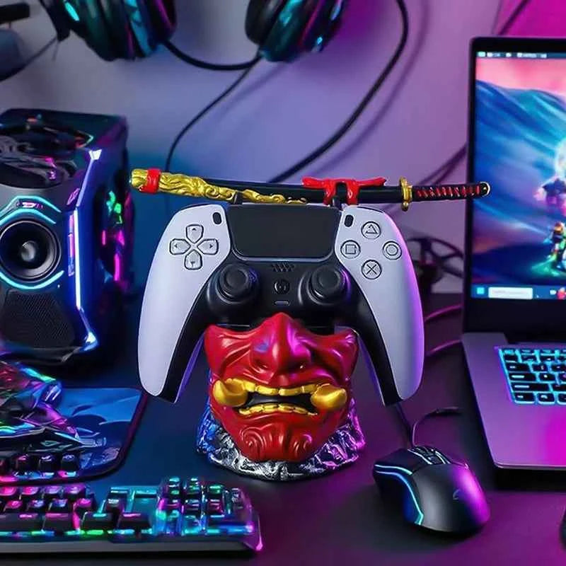 New God Of War Game Controller Creative Stand Unique Gamepad Stand Desktop Decoration Game Accessory