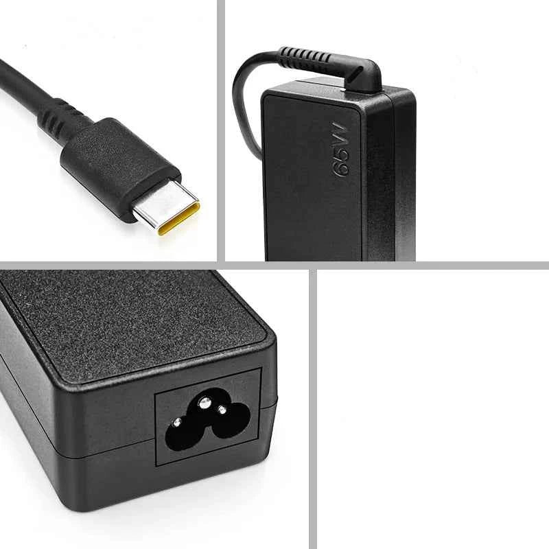 65W 20V 3.25A USB Type-C Laptop Power Adapter AC Charger For Lenovo Thinkpad X1 Carbon Yoga X270 X280 T580 P51 P52s E480 E470