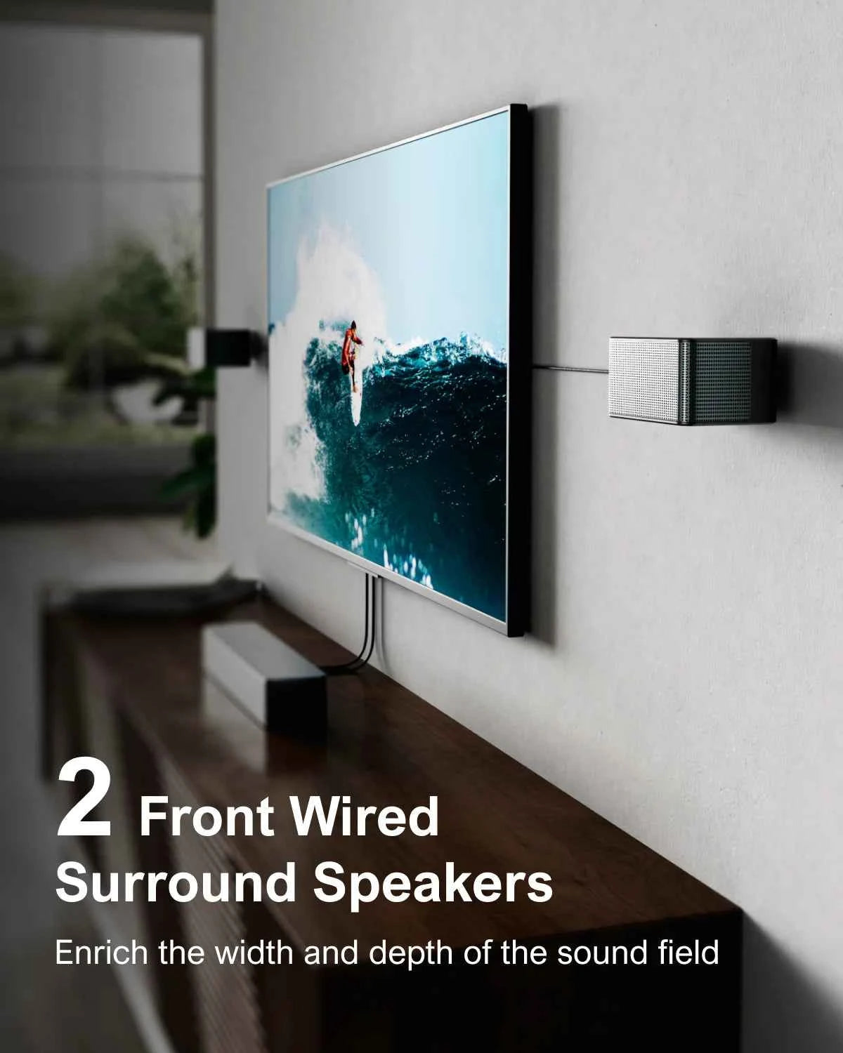 ULTIMEA Poseidon D80 7.1Ch Dolby Atmos Soundbar with Wireless Subwoofer & Smart App Control – 460W Home Theater System