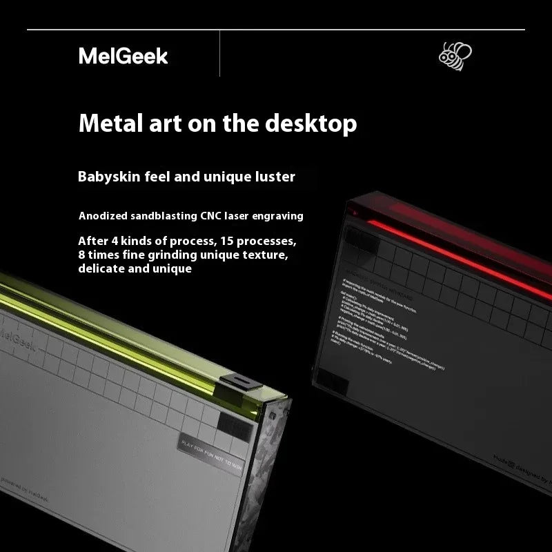 Melgeek MADE68UItra+ Magnetic Switch Keyboard Aluminium Alloy E-Sports Gaming Keyboard Custom Rgb Hot Swap Gamer Valorant CS - WinSupport Tech