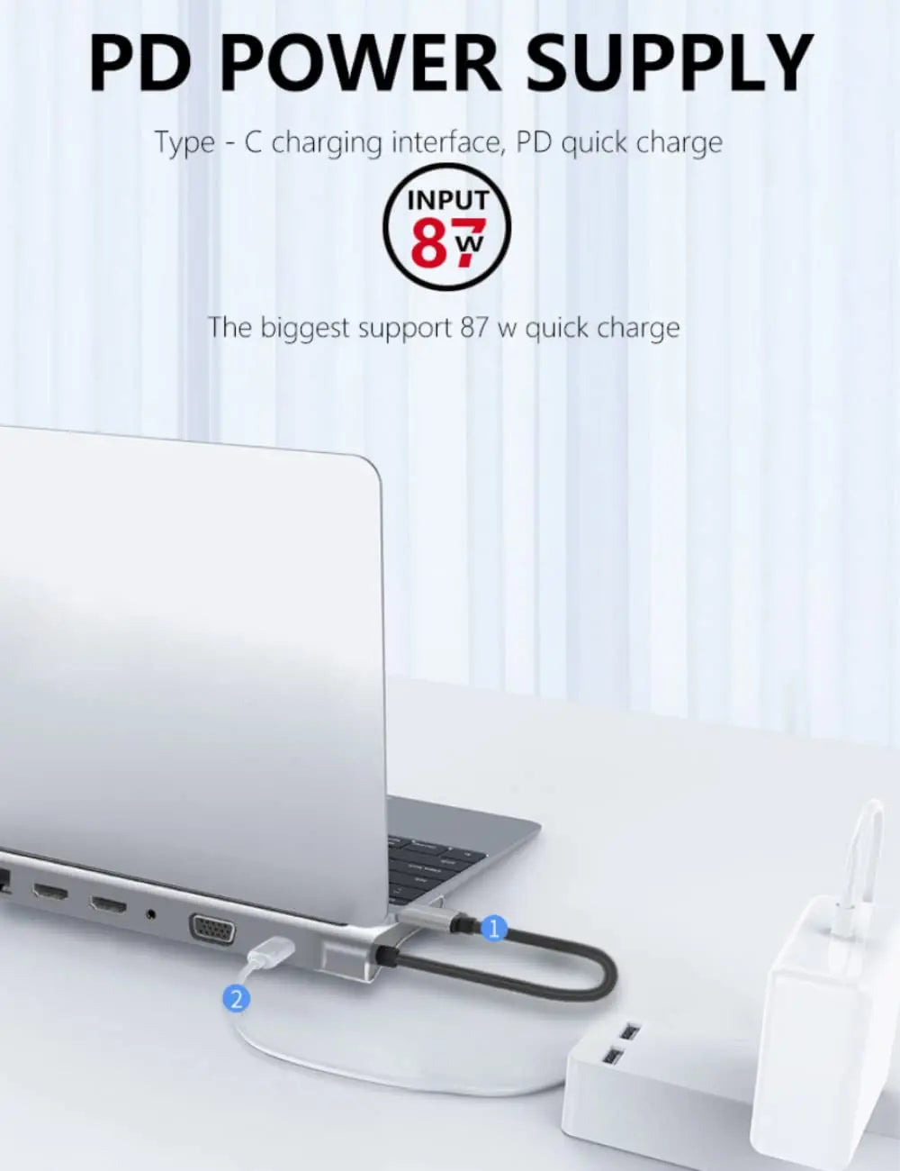12 in 1 MST USB C Docking Station with USB Ports Dual 4K HDTV VGA 3.5 Audio PD 100W SD TF Ethernet Laptop for MacBook Dell XPS