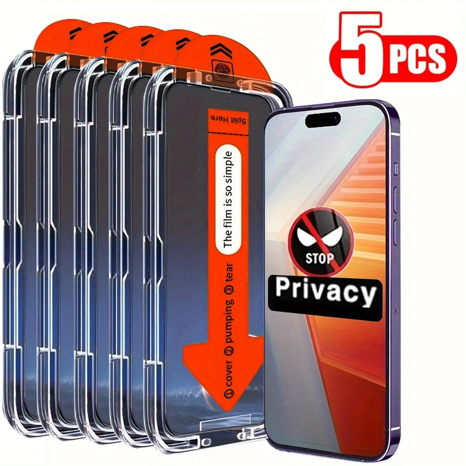 Anti-Spy Tempered Glass For iPhone 13 12 Mini 11 14 15 Plus 16 Pro Max 17 Air 16e Privacy Screen Protector iPhone XR X XS 8 Film