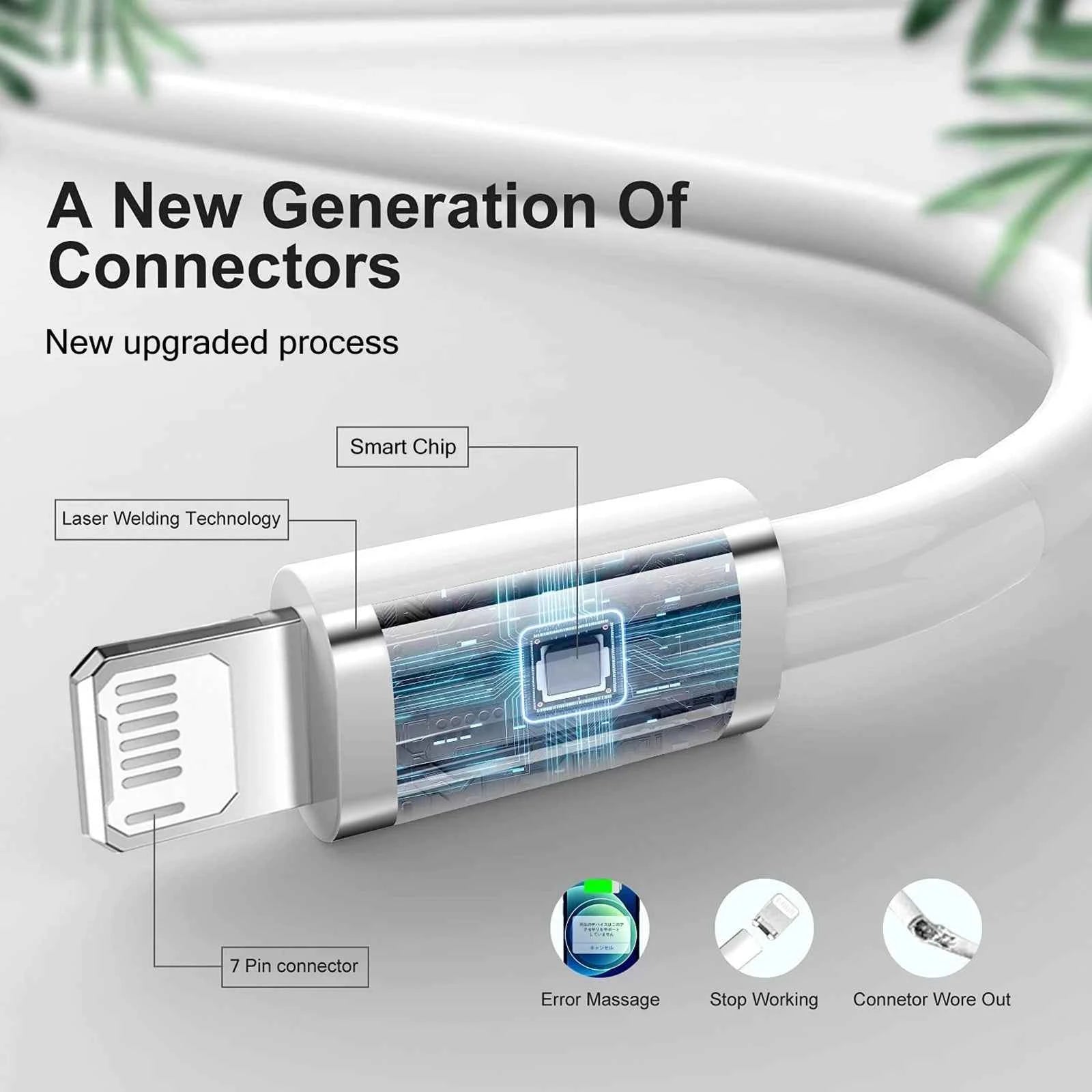 2-4 Set 40W Fast Charger for iPhone 14 13 12 11 Pro Max X XS iPad USB Type C Fast Charging Data Cable Phone Charger Accessories