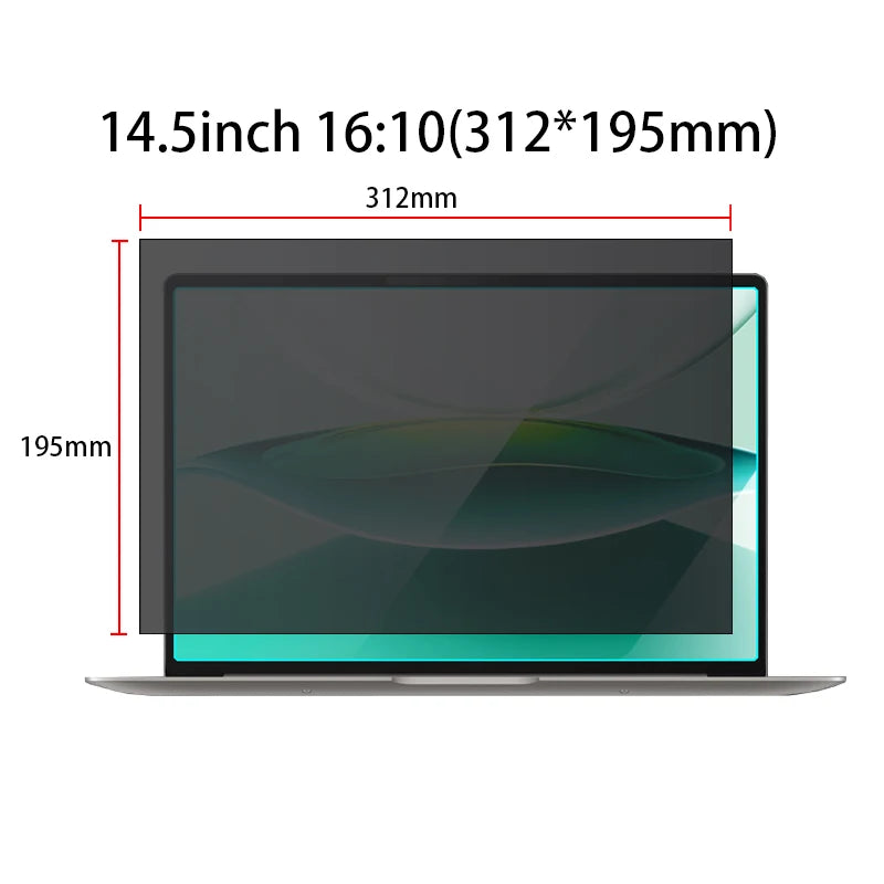 for 13/14/16/17/18 inch laptop privacy film customized size anti reflection and anti blue light radiation screen protector film