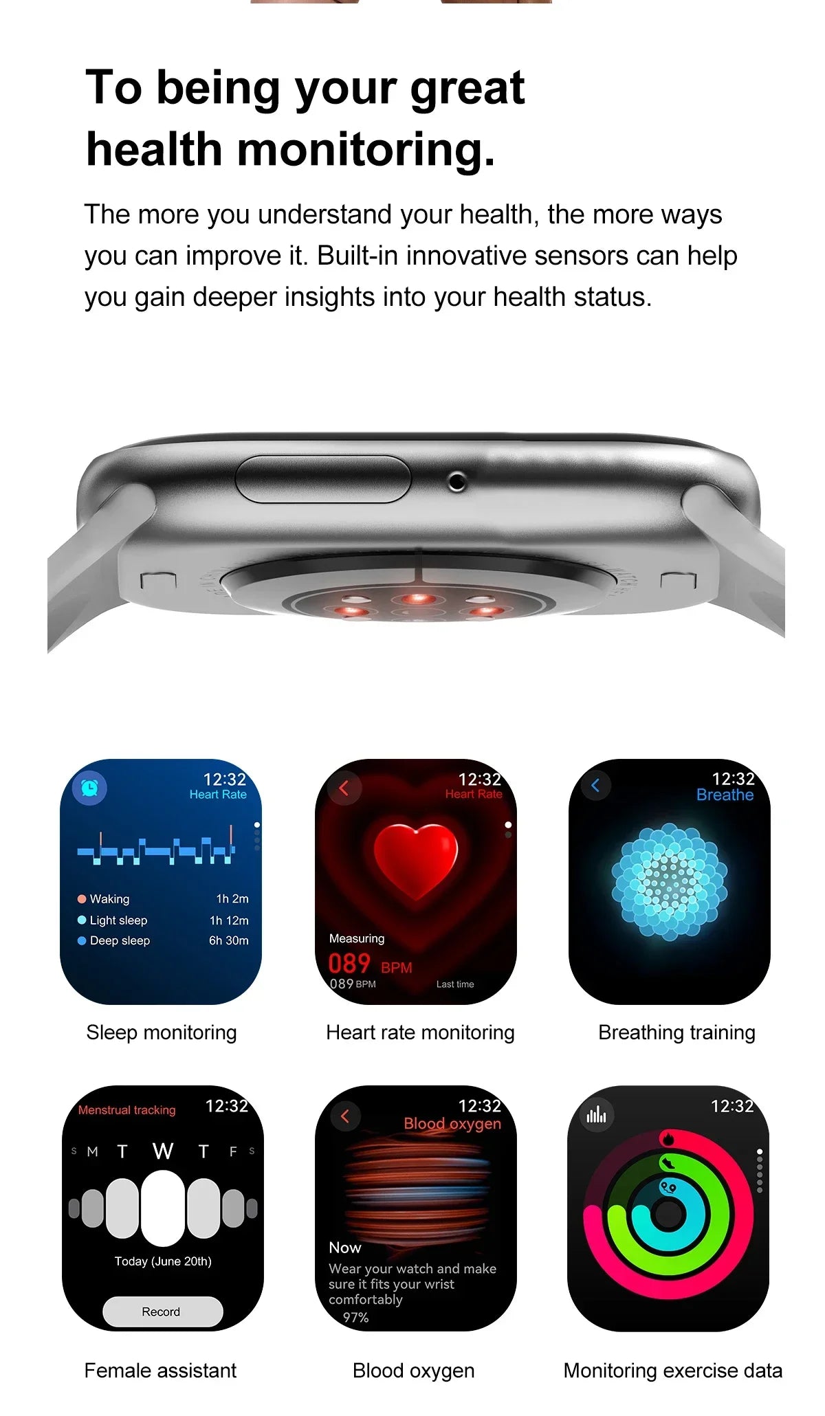 2025 New Original for Apple DT Watch 10 Smart Watch Men AMOLED 4GB Memory Music 3D Surround BT Call Waterproof smart watch Woman