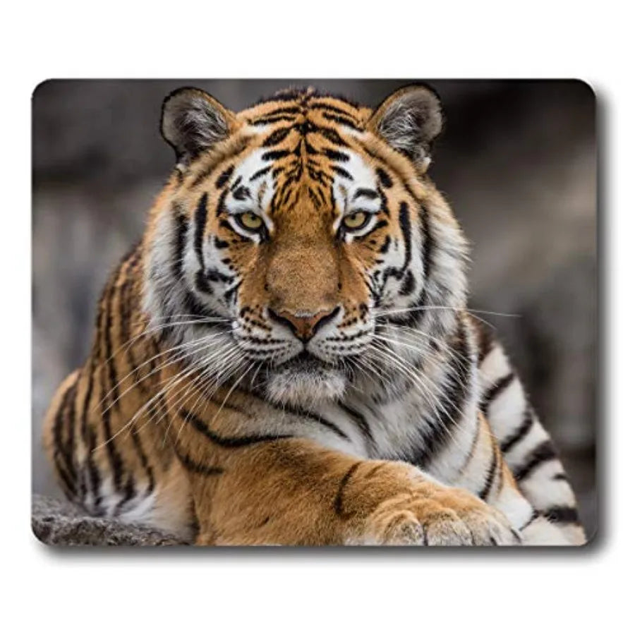 Mouse Pad Siberian Tiger Gaming Personality Rectangle Mouse Mat Non-Slip Rubber Mousepad