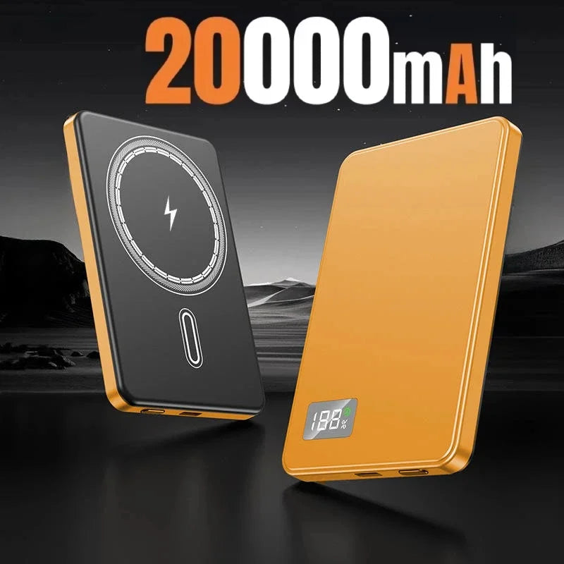 Wireless Magnetic 500000mAh Power Bank Fast Charging Portable PD22.5W External Battery for Magsafe for iPhone17 Samsung Xiaomi