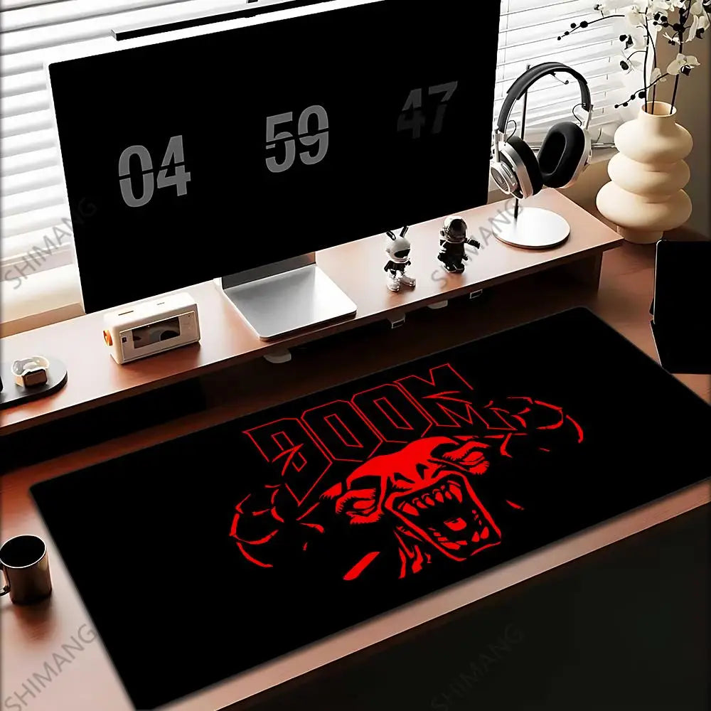 Gaming D-Dooms E-Eternals Mousepad 30x80cm Antislip Rubber Base MouseMat Gamer XXL Mause Carpet PC Thicken Table Pad for E-sport
