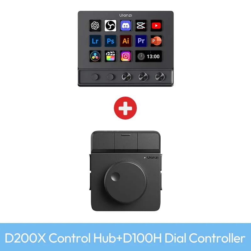 Ulanzi D200X All-in-One Creative Deck Desktop Control Hub for Video Photo Post-Processing Console Ecosystem Smart Lighting