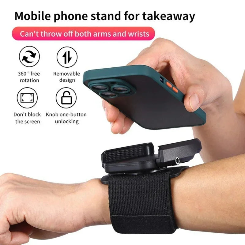 Running Sport Armbands Phone Holder For iPhone 16 15 14 13 12 Pro Max 14 Plus Samsung S24 Ultra Xiaomi Arm Band Bracket GPS Clip