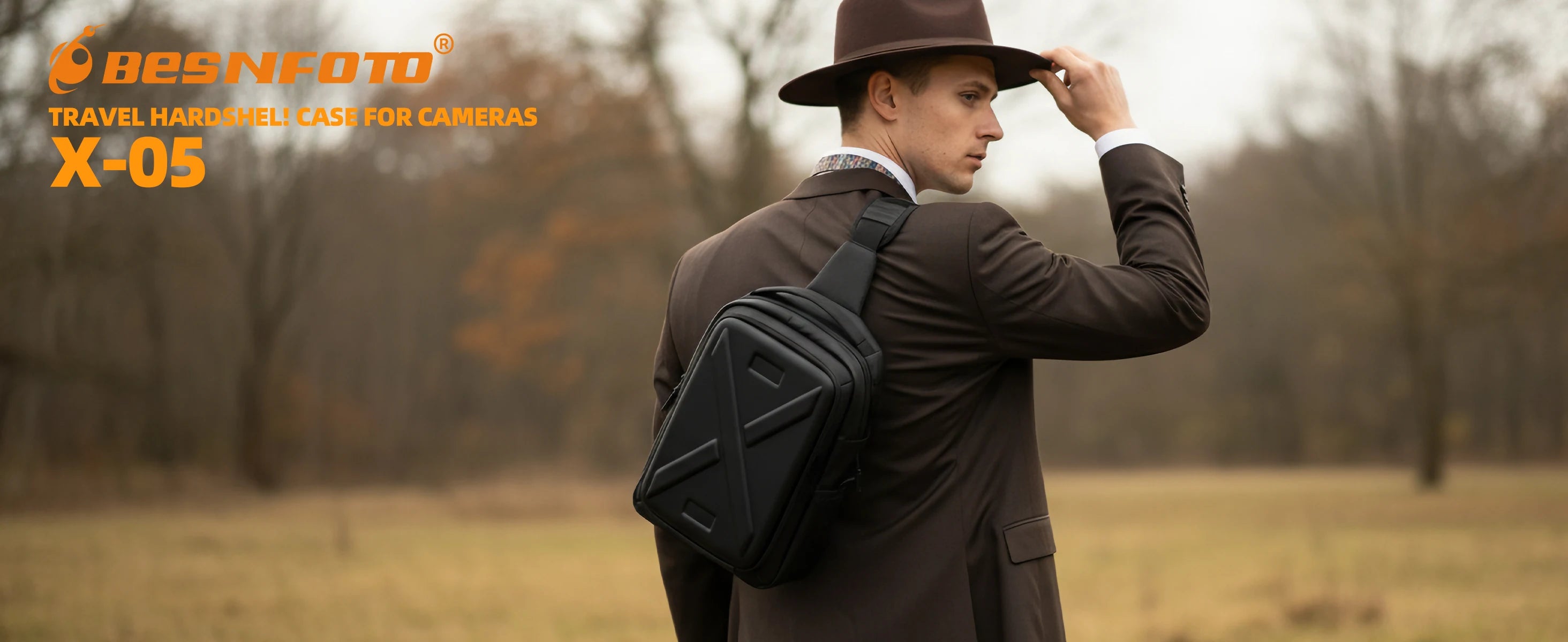 Besnfoto Waterproof Hardshell Camera Backpack for Sony A7 II/III/IV/R/V & Canon R100/R50 | DSLR SLR Mirrorless