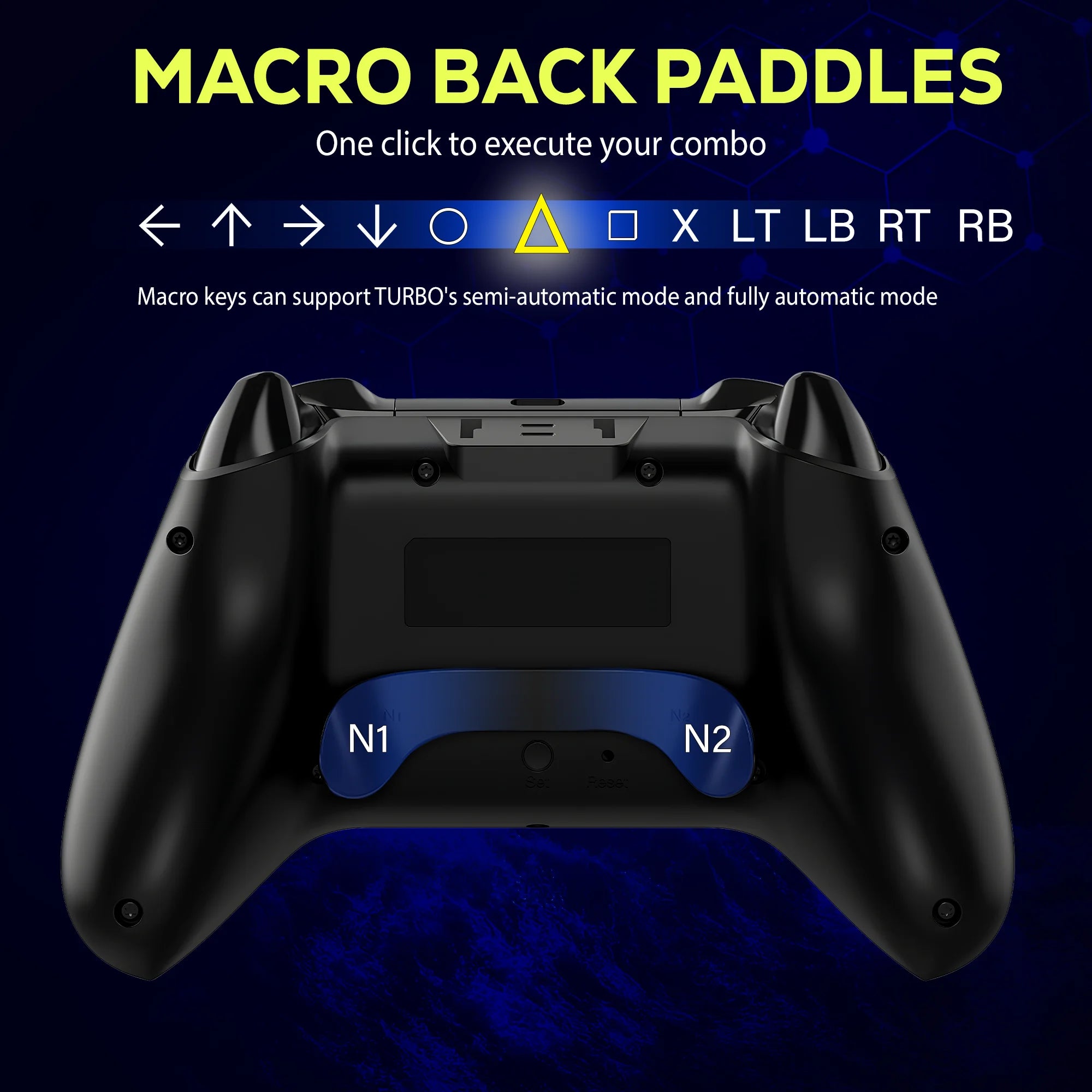 Original QRD Spark N5 Wireless Controller For PS4/PS3/IOS/Android/PC Hall Joystick Vibration Effect For PS5 Via Converter