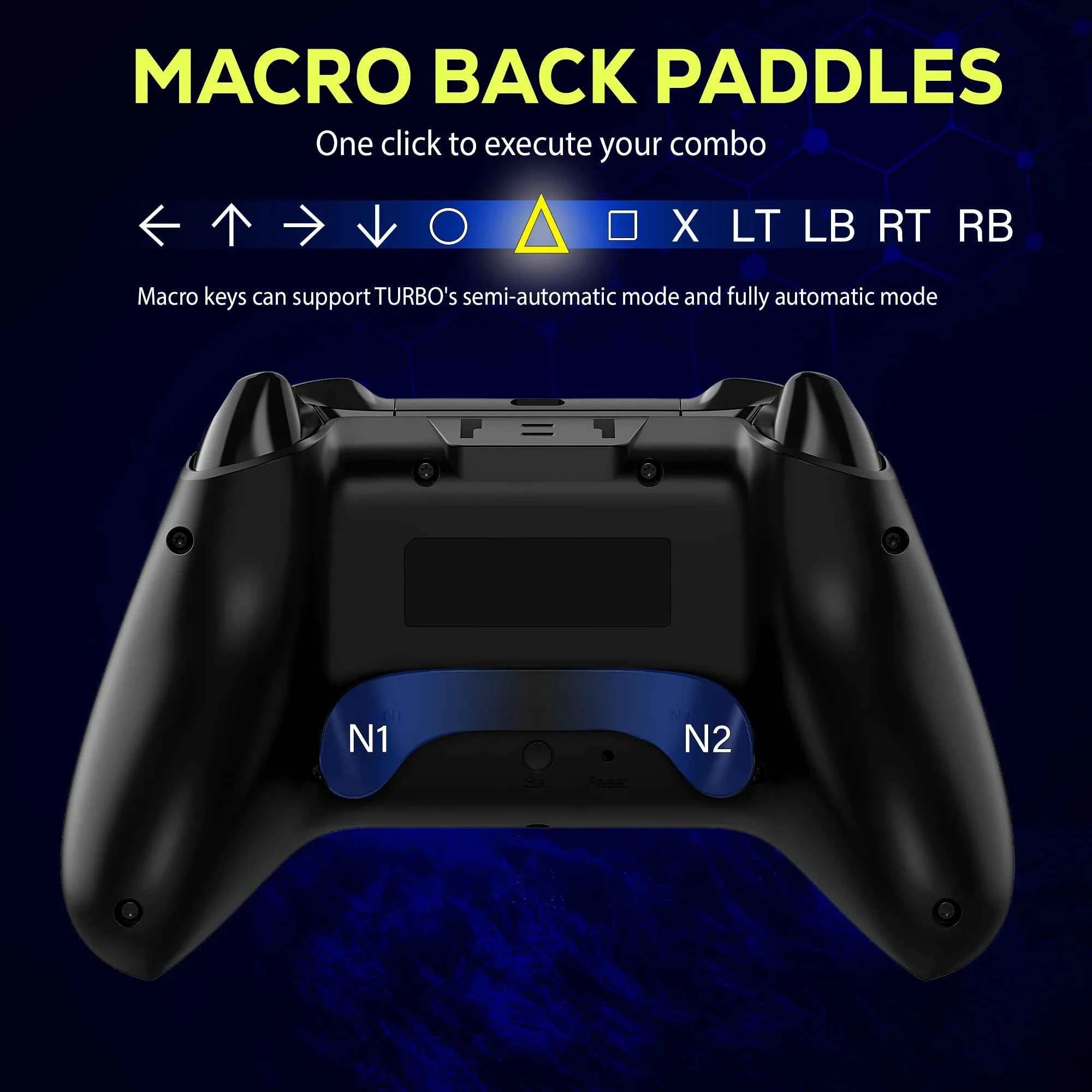 Original QRD Spark N5 Wireless Controller For PS4/PS3/IOS/Android/PC Hall Joystick Vibration Effect For PS5 Via Converter