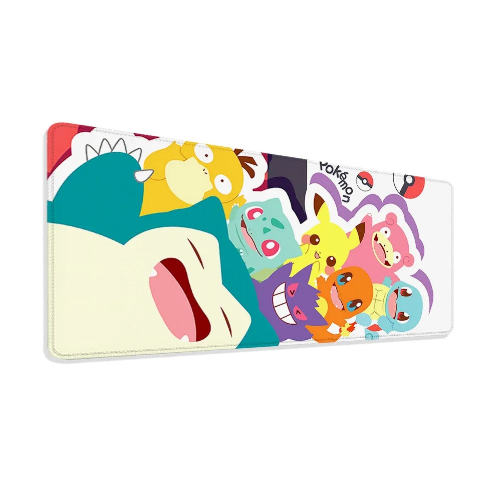 New Pokemons Mouspad Deskmat Kawaii Cute Gaming Mats Pad to Computer Offices Mousepad Gamer Mouse Carpet Mausepad Big Mousepepad