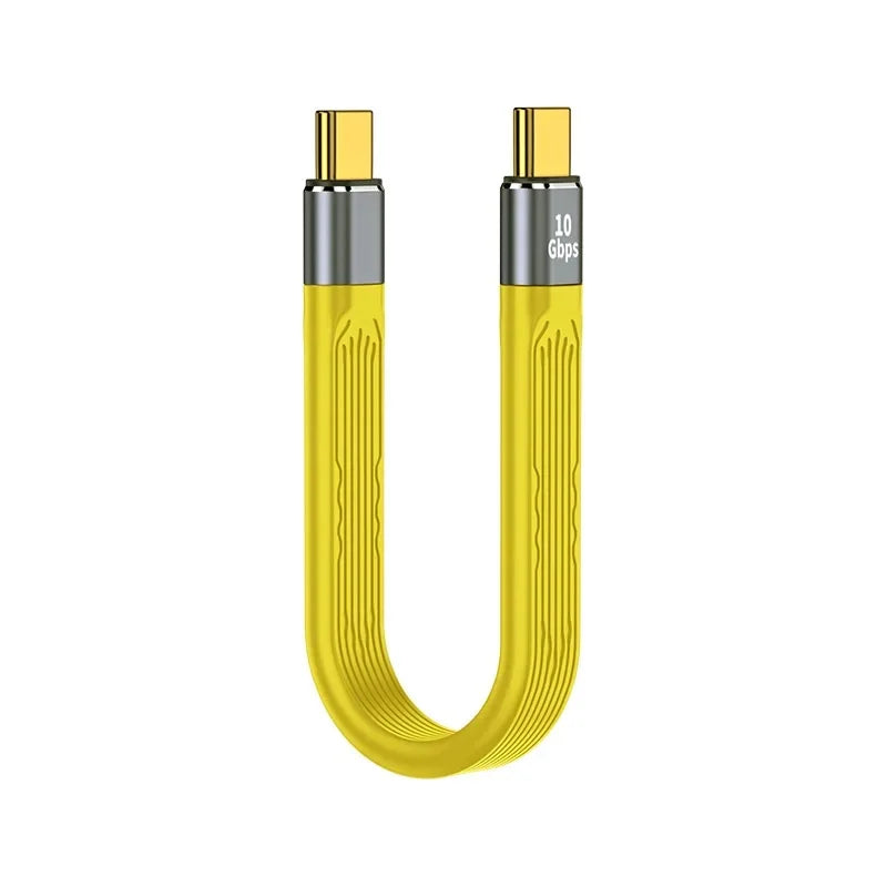 5A Fast Charging Short Cable PD 100W USB C to Type C Cable 40Gbps Data Cable Thunderbolt 3 4K@60Hz Cable For Laptop Cellphone