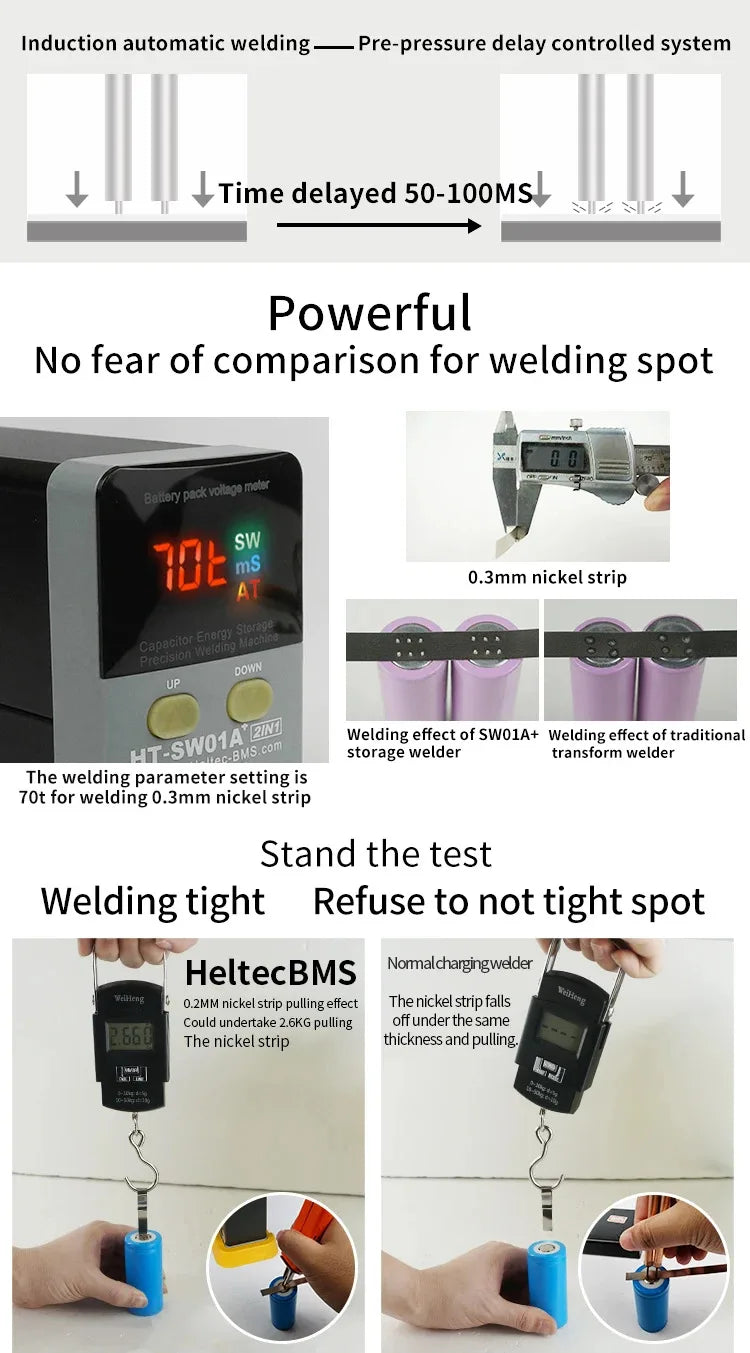Energy Storage Capacitor Spot Welding Machine 11.6KW 14.5KW 21KW 42KW Battery Welder Spot Welder Pure Nickel Welding