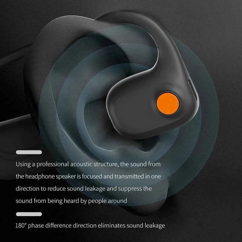 Professional air conduction HIFI sound quality wireless noise reduction Bluetooth headset with microphone suitable for work meet
