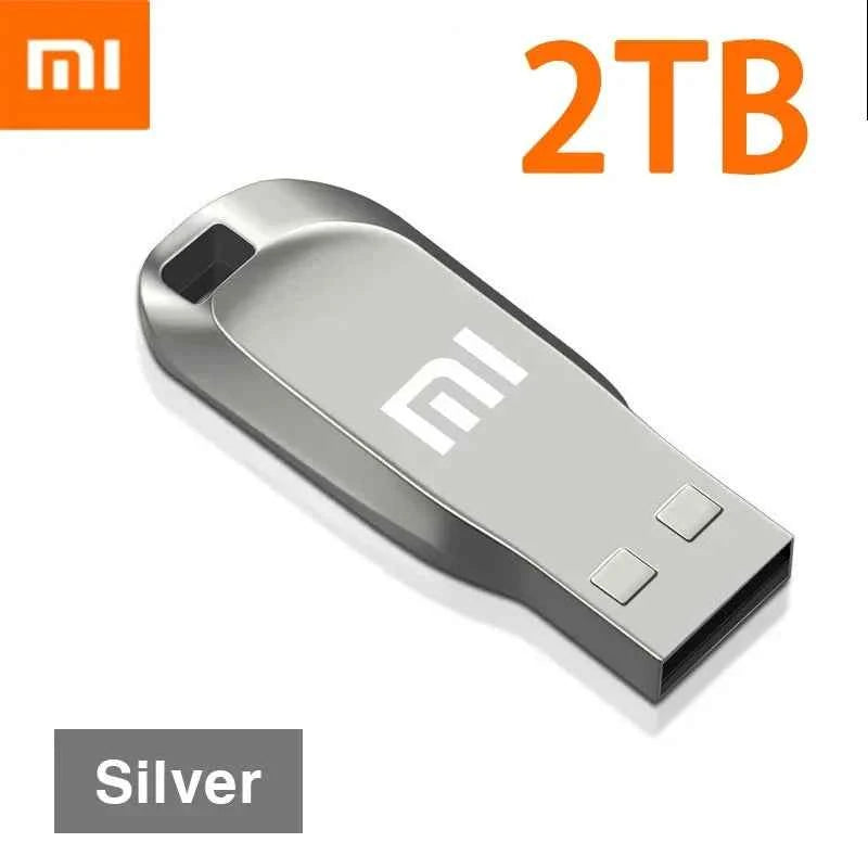 Xiaomi pendrive 3.2USB 2TB flash metal disk 1TB 512GB USB waterproof memory stick SSD unit, suitable for computer Disc buckle