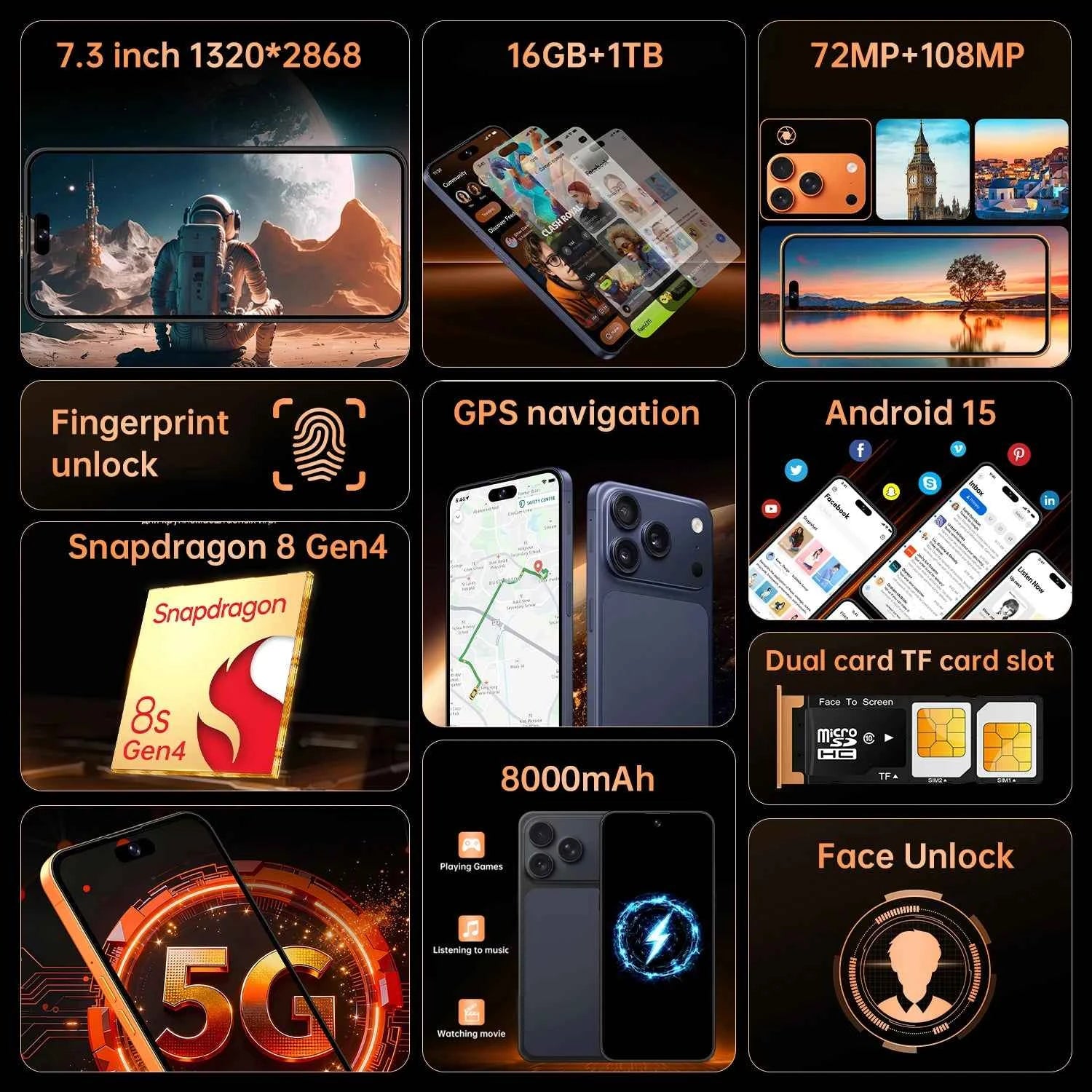 2026 HOT NEW Silicone Case For i17 Pro Max 7.3inch Smartphone Shockproof Cover Lite Moblie Phones Cases Accessories High Quality