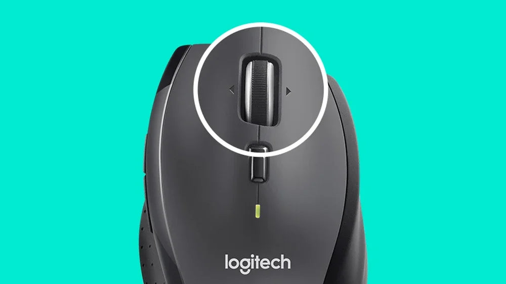 Logitech M705 Wireless Laser Mouse Unifying Receiver Ergonomic Design for PC Laptop Desktop Mac Office Use Computer Peripherals