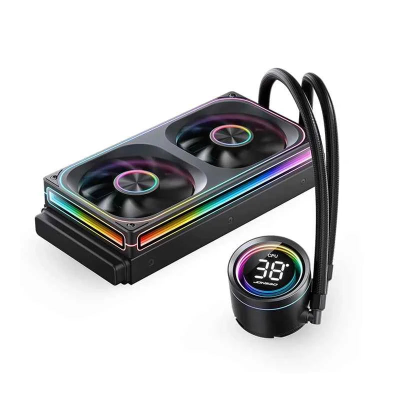 JONSBO TH-360 White Water Cooler 120mm ARGB Fan TH-240 AIO CPU Liquid Cooling Integrated Water-cooled LGA1700 115X 1851 1200 AM5