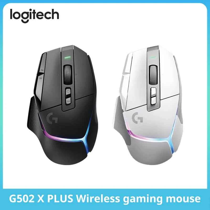Logitech G502 X PLUS LIGHTSPEED Wireless Gaming Mouse, 25K Hero, 8K Polling, RGB Lighting, Programmable eSports Mouse