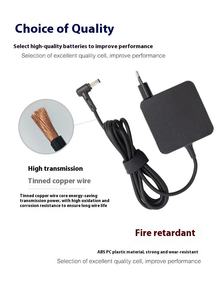 19V 3.42A 65W 4.0*1.35 Power Charger Laptop Adapter For Asus Zenbook UX32VD UX305CA UX31a X201e UX305F S200E VM520U R45 ADP-65DW