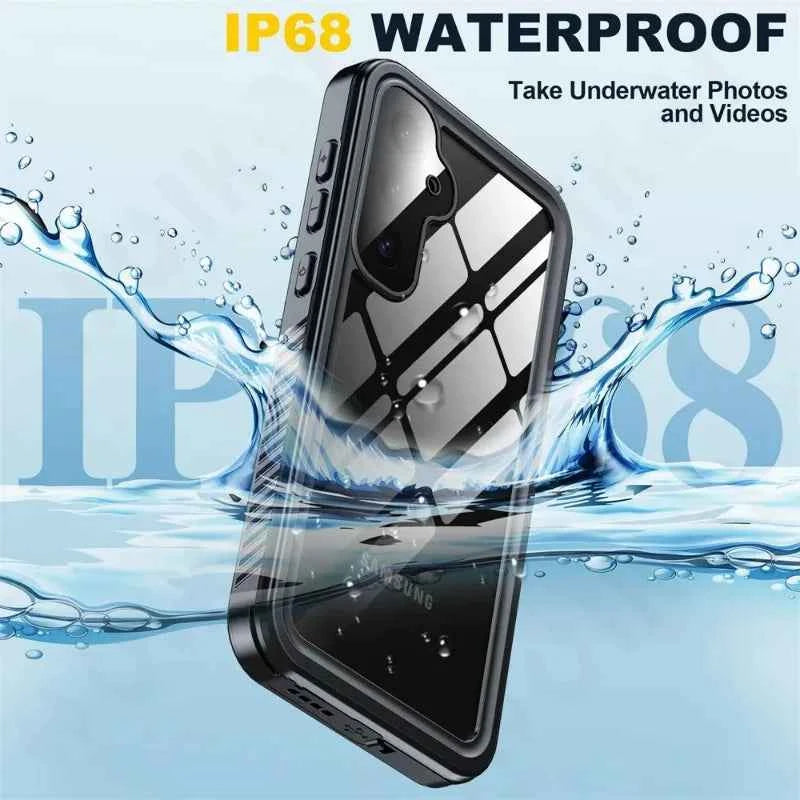 IP68 Waterproof Shockproof Case For Samsung Galaxy S26 S25 S24 S23 S22 S21 Ultra A54 5G Underwater Swimming Phone Luxury Cove