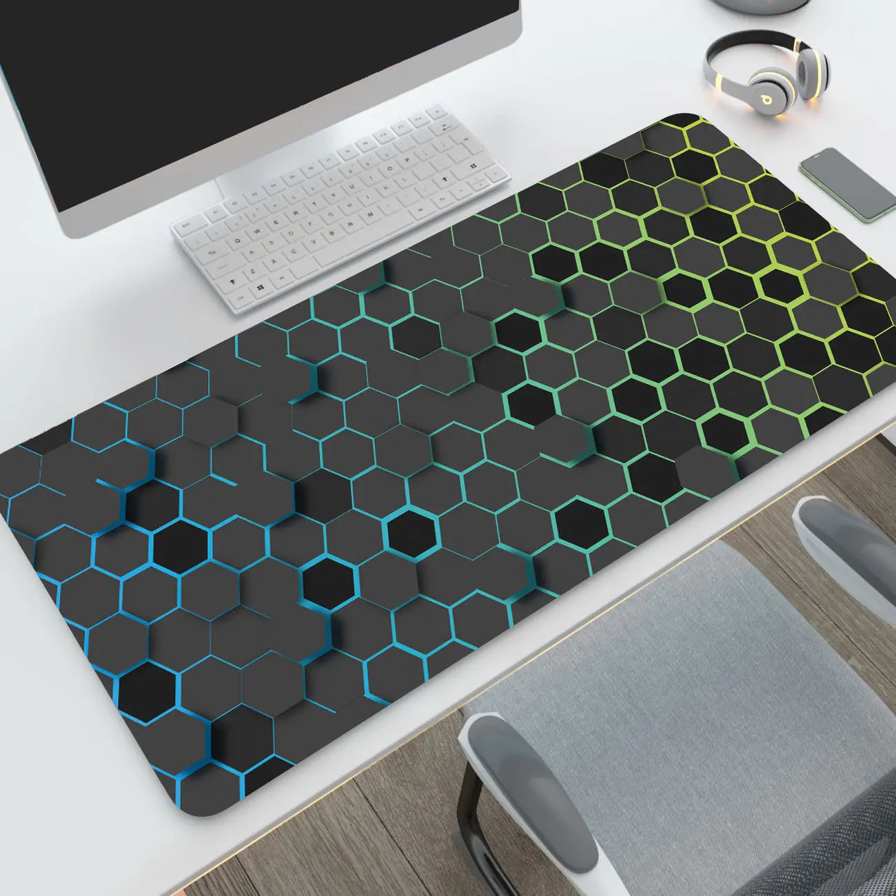 Hexagon Mousepad Computer New XXL MousePads Keyboard Pad Mouse Mat Esport Gamer Office Carpet Table Mat Desktop Rubber Mouse Pad