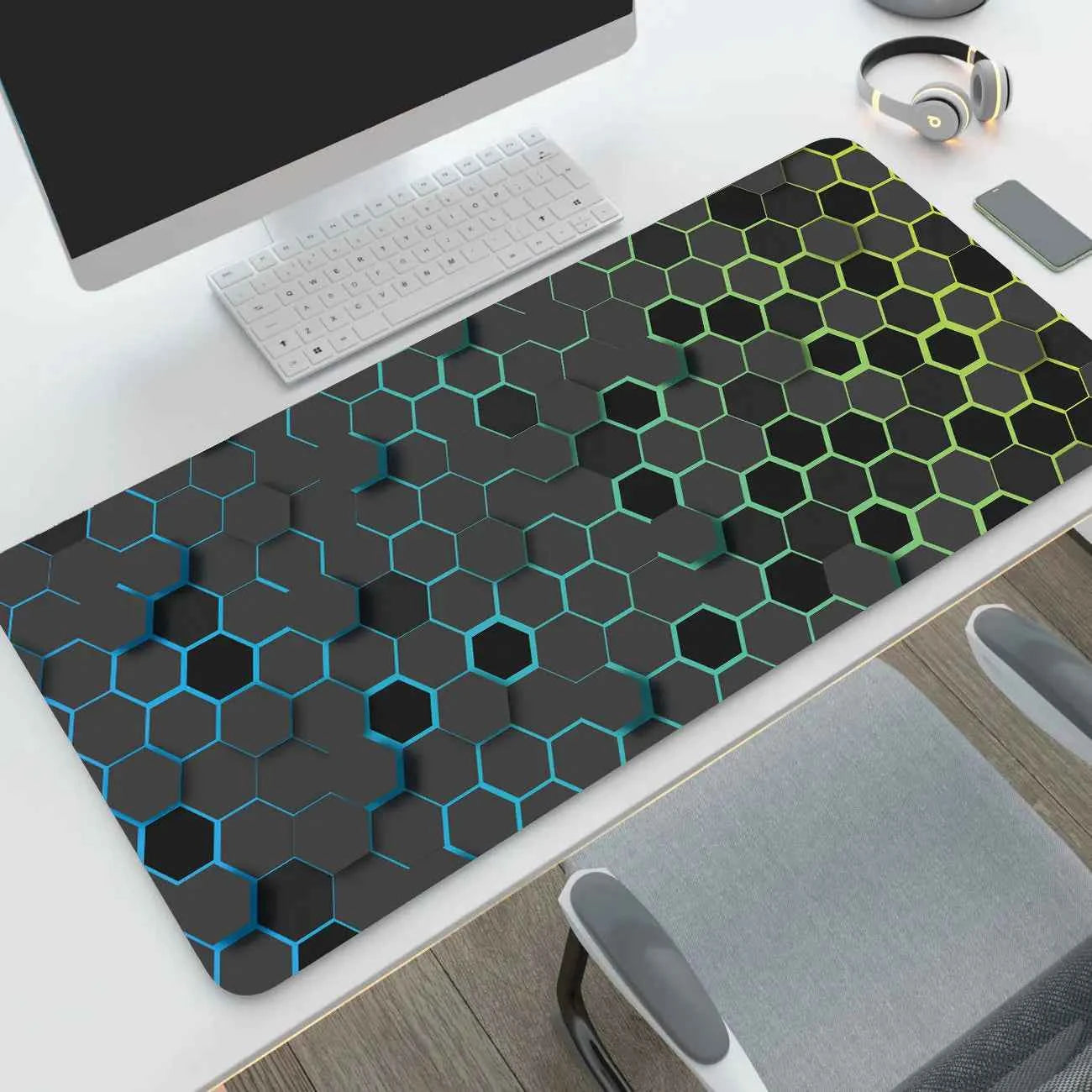 Hexagon Mousepad Computer New XXL MousePads Keyboard Pad Mouse Mat Esport Gamer Office Carpet Table Mat Desktop Rubber Mouse Pad