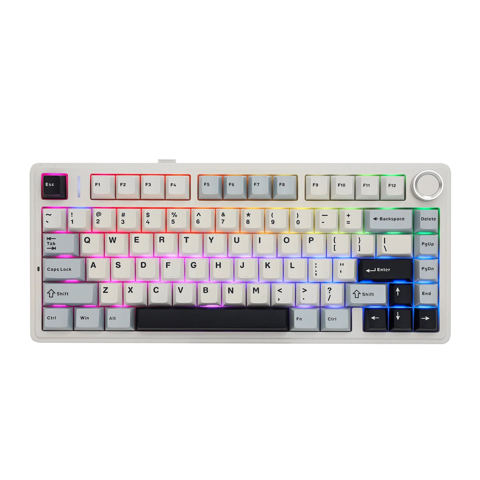 EPOMAKER x AULA F75 75% ANSI Layout Hot-Swap Wired/Bluetooth/2.4GHz Wireless Mechanical Keyboard With Multimedia Control Knob