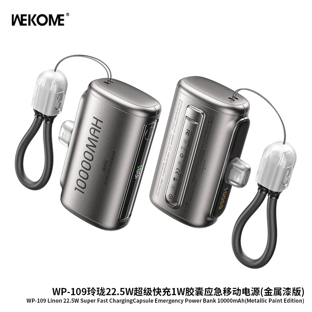 Mini PowerBank 10000mAh Spare battery Portable Charger Mobile External Battery Fast charging For iPhone Samsung Xiaomi