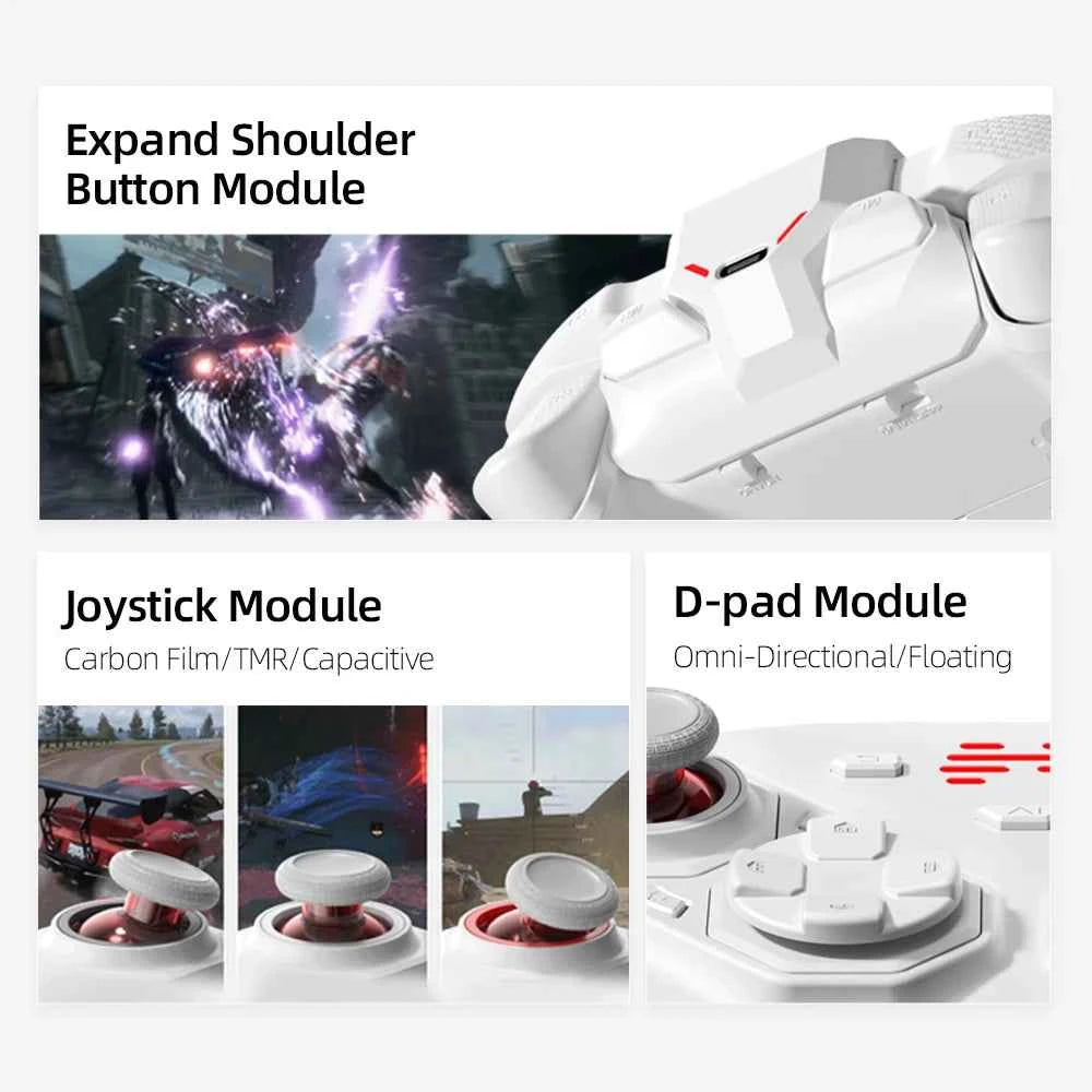 BEITONG PanGu Gamepad Customizable Modular Controller Wireless Bluetooth Gaming Controller for PC/NS2/Mobile/Steam