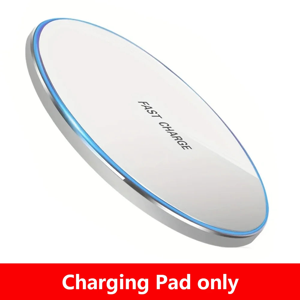 [Fast Wireless Charger]Wireless Charger,15W Fast Charging Pad|Quick Charge QC 3.0 for iPhone 17-12，XS,XR,Samsung-Magnetic Base