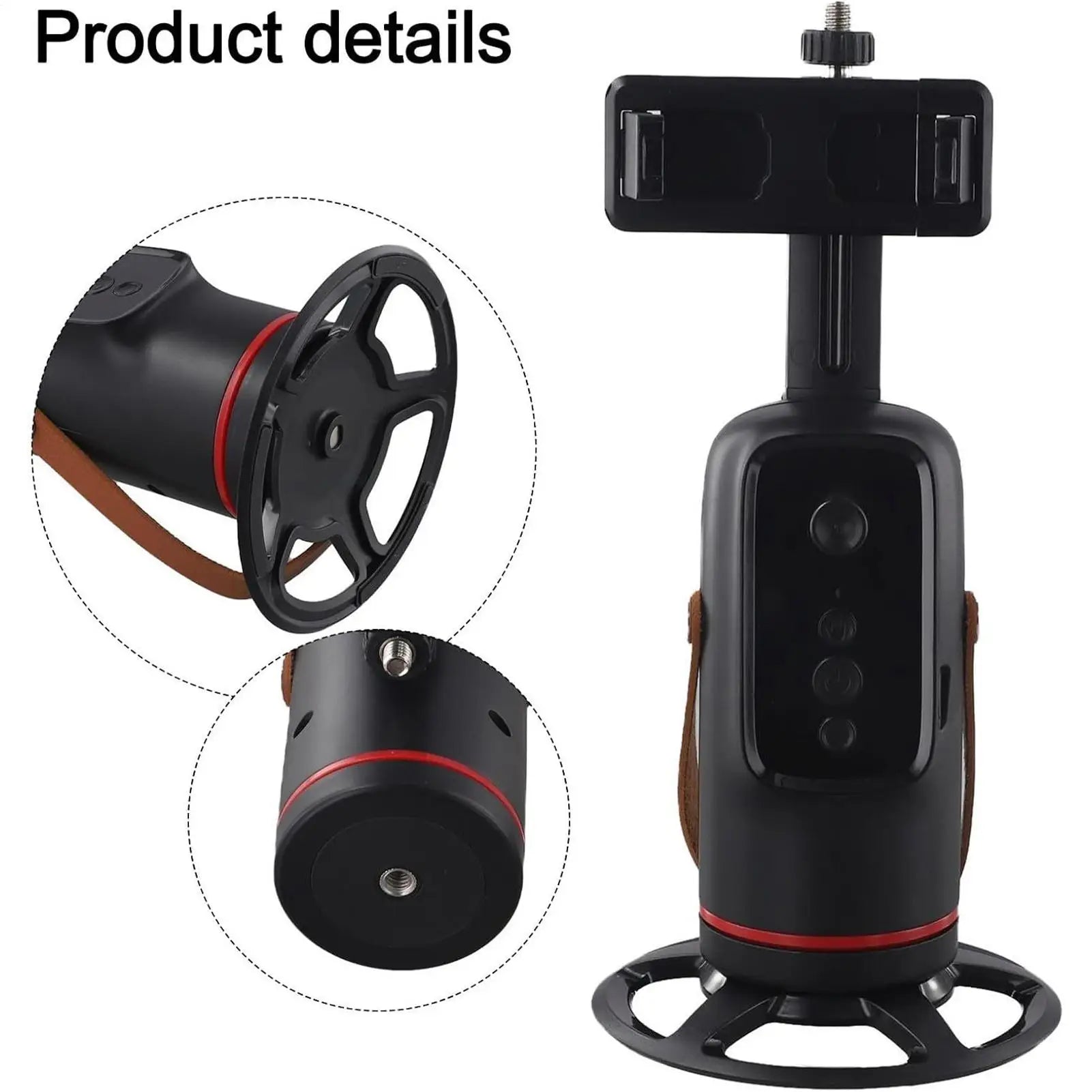 Face Tracking Tripod 360 Degree Rotation Auto Stand Tripod That Follows Your Movement for Live Streaming Selfie Video Recording