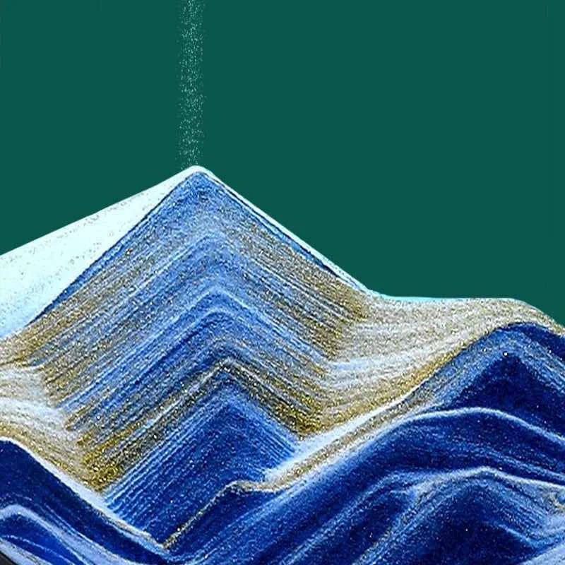 Flowing Sand Painting Living Room Foyer Art Dynamic Decoration Office Desktop Decoration Home 3D Flowing Sand Decoration