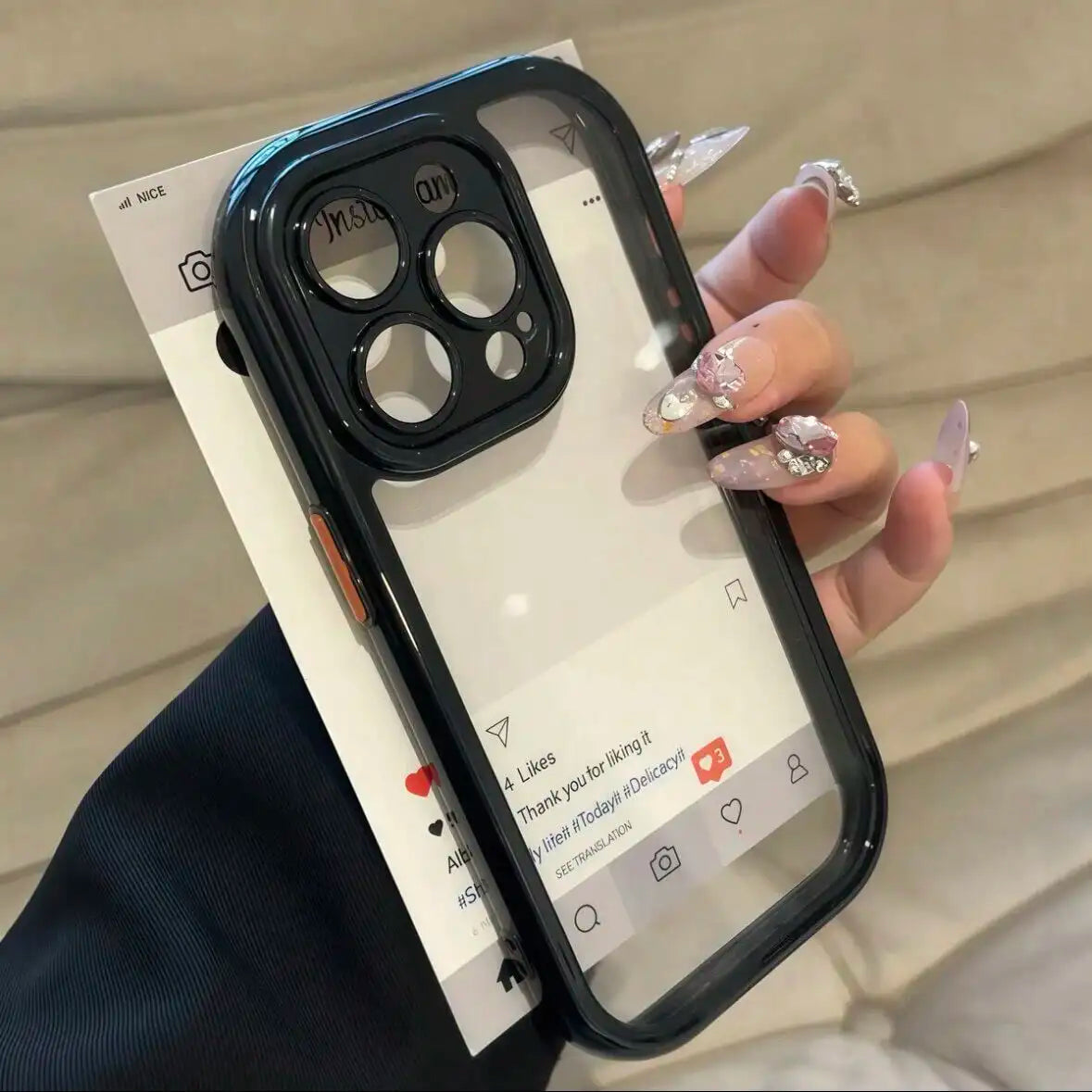 Minimalist Phone Case For iPhone17 Pro Max 17e 16e 15 Pro 14 Plus 13 Pro 12 Pro –Coverage Protective Case Unisex Creative